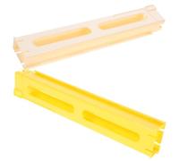 POPETPOP Accessoires de Train Domino en Plastique 2 Pièces, Clip de Traction Facile à Saisir, Couleurs Vives, pour Développer la Motricité des Garçon et Couleur Aléatoire Plusieurs Styles