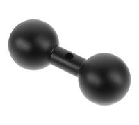 POPETPOP Adaptateur de Support de Téléphone à Double Rotule 25mm-25mm en Métal Robuste pour Moto, Accessoire Noir Solide et Résistant la Casse
