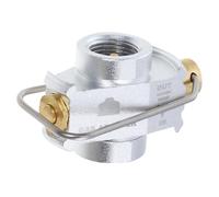 POPETPOP Adaptateur pour Bouteille de Gaz Plat Polyvalent pour Camping et Randonnée, Adaptateur de Recharge de Cartouche Butane Compact et Léger, Vanne de Transfert Fiable pour Réchaud Extérieur