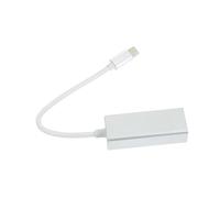 POPETPOP Adaptateur Réseau USB Type-C en Alliage d'Aluminium Argenté, Compatible Plug and Play et Systèmes Multiples, pour Voyageur Liaison Plus Rapide Que WiFi