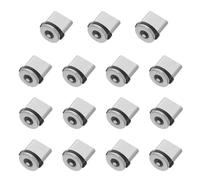 POPETPOP Adaptateur Usb-c pour Transfert de Données et Charge Rapide Magnétique 15pcs en Aluminium Rotation 360 Degrés Câble Magnétique Type C Couleur Aléatoire