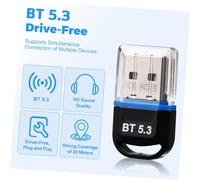 POPETPOP Adaptateur USB Émetteur Et Récepteur Audio sans Fil pour Ordinateur avec Connexion Stable Jusqu à Mètres