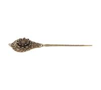 POPETPOP Aiguille à Cigares en Métal 16,5 Cm pour Réparation de Tirage Serré, Poinçon Décoratif Lotus Portable, Outil Perforateur et Accessoire de Voyage pour Améliorer le Flux D’air