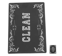 POPETPOP Aimant Double Face pour Lave-vaisselle Pvc Indicateur Propre/sale, Design Visible et Polyvalent pour Organisation la Cuisine et Décoration Maison
