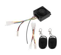 POPETPOP Alarme Antivol pour Vélo Électrique et Tricycle 36-72v Capteur de Vibrations, Système de Relais Sécurisé et Télécommande Multifonction Compatible Motos et Scooters Électriques