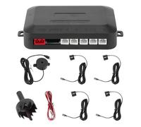 POPETPOP Alarme de Recul pour Voiture 4 Capteurs et Avertisseur Sonore, Système de Surveillance Automatique Adapté Stationnement Urbain et Passages Piétons