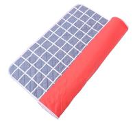 POPETPOP Alèse Imperméable 80X120 CM pour Adultes et Seniors Protège-Matelas Absorbant en Tissu Matelassé Gris Argenté Protège-Lit Réutilisable pour Incontinence Urine Règles et