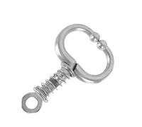 POPETPOP Anneau de Traction pour Bovins en Acier Inoxydable, Pince à Bec Petite Taille, Boucle de Nez Résistante pour Ferme et Ranch, Outil de Manutention pour Bétail Robuste