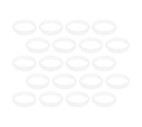 POPETPOP Anneaux de Rechange pour Tunnels de Cage à Hamster, 20 Connecteurs Tubulaires Blancs en Plastique, Kit DIY pour Agrandir Cage à Hamster et Gerbille, Accessoires pour Habitat