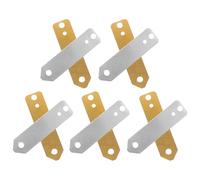 POPETPOP Anodes Zinc et Cuivre 10 Pièces pour Expériences Scientifiques Batterie de Fruits Matériaux Électrode pour Apprentissage en Physique et Chimie la Maison