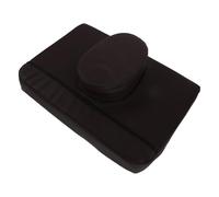 POPETPOP Appui-tête de Massage Ergonomique Marron en Mousse à Mémoire Pu et Pvc, Support Confortable pour Massages du Visage Corps en Salons de Beauté
