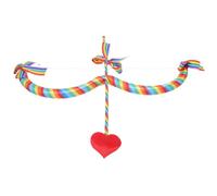 POPETPOP Arc et Flèches de Cupidon Coloré Arc-en-Ciel, Accessoire Cosplay Saint-Valentin, Ensemble Flèches Légères pour Costume de Fête et Spectacle, Décoration Mariage et Photographie