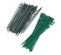 POPETPOP Attaches de Jardin Réglables Vertes pour Plantes 300 Pièces en Plastique Souple Résistant aux Intempéries Attaches Flexibles pour Arbustes Tuteurage et Soutien Horticole