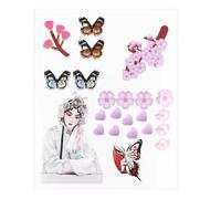 POPETPOP Autocollant pour Touche de Guitare en Papier Anti-transpiration Couverture des Repères Points, Décoration Créative pour Garçon et Filles et Guitare Folk