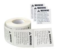 POPETPOP Autocollants Avertissement Suffocation Adhésifs pour Emballage et Protection Garçon Fille