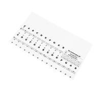 POPETPOP Autocollants Transparents pour Clavier de Piano Noir 37/49/54/61/88 Touches Étiquettes Amovibles pour Débutants Code Couleur et Instructions de Placement