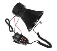 POPETPOP Avertisseur Sonore pour Camion et Voiture Système Pa avec Tons Réglables Sirène et Enregistrement Remplacement Compact et Durable Accessoire Automobile