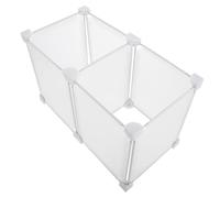 POPETPOP Bacs De Rangement Congélateur Multifonction En Plastique Solide 2 Compartiments 19x36x24 Cm Organisateur Pour Coffre De Congélation Et Réfrigérateur