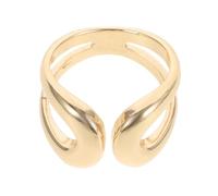 POPETPOP Bague Ajustable Ouverte Liquide Anneau Hug Romantique et Confortable pour Femme Chic pour Anniversaire et Fête