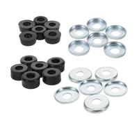 POPETPOP Bague de Rechange Antichoc en Plastique pour Trucks de Skateboard et Patins à roulettes, Accessoires Rondelles, Adapté Patinage Urbain et Sportif