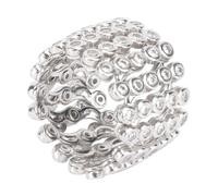 POPETPOP Bague Manchette Extensible Bracelet et Bague Ajustable pour Femme Ornement Élégant pour Fêtes et Cadeaux