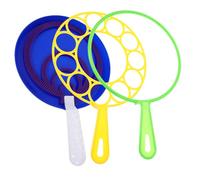 POPETPOP Baguettes à Bulles Portables Plastique pour Garçon Fille Anneaux Créateurs de Bulles Colorées pour Jeux Extérieurs et Activités Familiales Couleur Aléatoire Couleur Aléatoire
