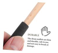 POPETPOP Baguettes de Percussion pour Xylophone et Marimba Maillets avec Poignée pour Tambour à Langue Accessoires Durables pour Pratique Musicale