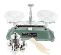 POPETPOP Balance de Laboratoire Mécanique à Triple Fléau 200G/02G avec 6 Poids et Pince Outil Pédagogique Précis pour Expérience Physique et Chimie Balance Portable Précision