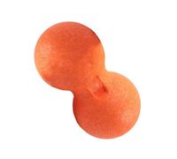 POPETPOP Balle de Massage Musculaire Double en Epp Orange pour Massage Profond Auto-masseur Mobilité Détente Sportive Bien-être Musculaire aux Tissus Prof