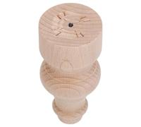 POPETPOP Balustre d'Escalier en Bois Brut 12 X 6 CM Embouts Décoratifs Polyvalents pour Escaliers Intérieurs Ornements de Poteau Sculptés pour Rénovation et Décoration D’Habitat