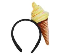 POPETPOP Bandeau Cheveux Cornet Glace Léger et Portable pour Femmes Accessoire Multifonction pour Maquillage Coiffure et Fête