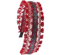 POPETPOP Bandeau Cheveux Femme Brodé Fleurs Style Ethnique Élégant Léger Confortable pour Fêtes Plage Usage Quotidien