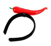 POPETPOP Bandeau Cheveux Simulé Piment Rouge Accessoire Festival Costume Fête Femme