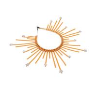 POPETPOP Bandeau de Déesse Coiffe Décorative Halo Vintage pour Femme Coiffe de Carnaval Bandeau à Pointes Accessoire de Coiffure Serre-tête Soleil