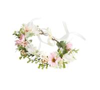 POPETPOP Bandeau de Fleurs Marguerite Couronne de Mariée Accessoire de Tête pour Mariage