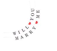 POPETPOP Bannière Papier « Veux-tu M'Épouser » pour Demande en Mariage Décoration Suspendue 1 Ensemble Lettres Décoratives Blanches Décoration Voiture et Fête Nuptiale Accessoire