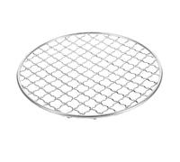 POPETPOP Barbecue Ronde Maille Support De Cuisson Acier Inoxydable pour Grillades Et Cuisson Vapeur Extérieur pour Feux De Camp Et Réunions