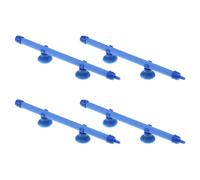 POPETPOP Barre Diffuseur à Bulles pour Aquarium 10 Pouces Bleu Lot de 4 Pierres à Bulles en Silicone Alimentaire Bulleur D’Air pour Pompe Aquarium Silencieuse Accessoires pour