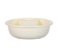 POPETPOP Bassin à Linge Portable avec Planche à Récurer Intégrée Bac en Plastique Épais Couleur Crème Petit Format Lavabo Antidérapant pour Lavage la Main Usage Domestique et Buanderie