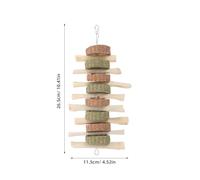 POPETPOP Bâtonnets à Mâcher Bambou Doux pour Rongeurs Jouets à Mâcher Naturels pour Petits Animaux Friandises Saines pour Hamsters Chinchillas Cochons