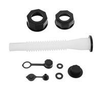 POPETPOP Bec Verseur avec Écrou Hexagonal pour Bidon Carburant Tuyau Fileté Robuste Kit de Remplacement pour Réservoir Essence et Diesel Buse Flexible Anti-fuite Adapté Usage Professionnel