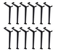 POPETPOP Bender de Jardinage pour Agrumes et Nèfles, Clips de Pliage de Branches en PE Noir, Haute Dureté, 20 Pièces, Adapté Intérieur et Extérieur
