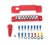 POPETPOP Bloc de Distribution Voies pour Voiture et Yacht Bornier Panneau Terminal Compact Sécurité Surtension Gestion Optimisée de Lénergie pour Circuits Multiples