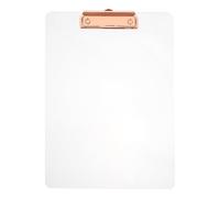 POPETPOP Bloc-notes A4 Acrylique Transparent, Presse-papiers Scolaire Léger, Tableau D’écriture pour Étudiants, Porte-documents Pratique pour Bureau et École, Surface Lisse pour Écriture
