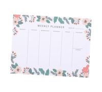POPETPOP Bloc Planificateur Hebdomadaire Sans Date Carnet de Notes Bureau pour de Tâches et Calendrier Semainier Épais Facile à Écrire Design Pratique pour Étudiants et Professionnels