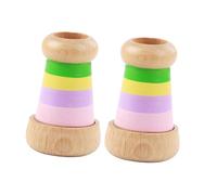 POPETPOP Bois Éducatif pour Garçon Fille Ans Exploration Bois de Hêtre avec Grand Format Stimule Imagination et Curiosité Scientifique