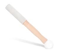 POPETPOP Bois pour Bol Chantant Bouddhiste Tibétain Caoutchouc et Bois Accessoire pour et Yoga Compact et Portable