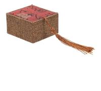 POPETPOP Boîte à Bijoux et Vintage en Tissu 4pcs Couvercle Protecteur Surface Lisse pour Rangement de Bracelets, pour Commode ou Tiroir
