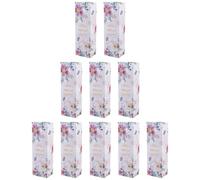 POPETPOP Boîte à Biscuits en Papier Fleurie 20 Pièces, Emballage Jetable pour Desserts, Motif Cranberry Violet, pour Fêtes et Pâtisseries, Coffret Présent Pratique pour Boulangerie