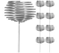 POPETPOP Boîte à Engrais 10 Paniers en Acier Inoxydable pour Plantation, Panier à Engrais Automatique pour Bonsaï et Plantes Fleuries, Contenant Jardinage Facile à Utiliser